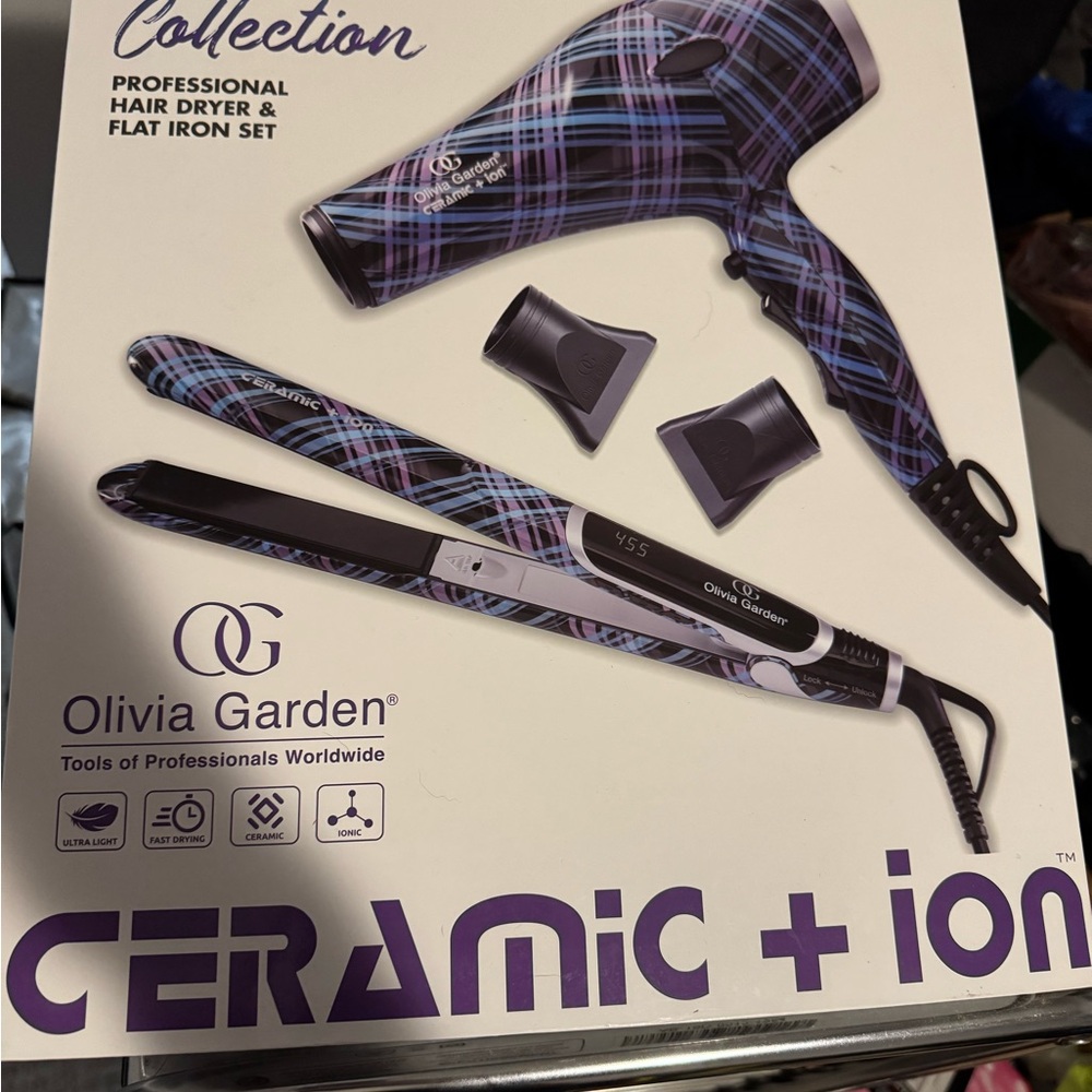 Olivia Garden Ceramic Hair Dryer new in box